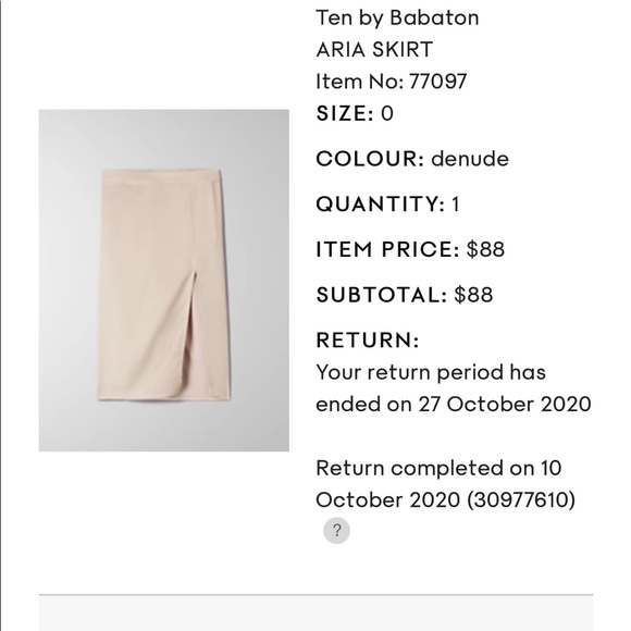 Aritzia Babaton Aria Skirt - Picture 6 of 6